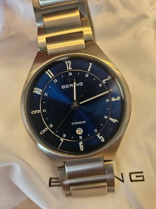 Reloj BERING TITANIUM - Plata cepillado