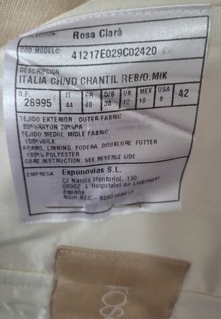 Vestido de novia Rosa Clará