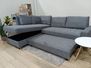 SOFA CAMA GRANDE CON ARCON Y ESQUINERA NUEVOS