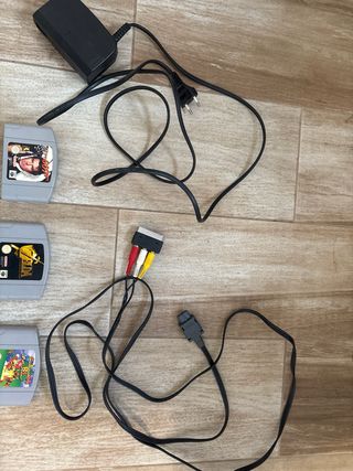 Nintendo 64 cables dos mandos 6 juegos y transfer