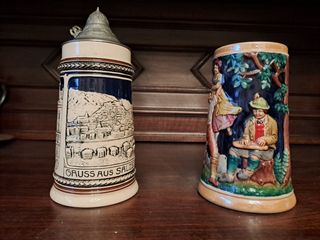 Boccali birra in porcellana