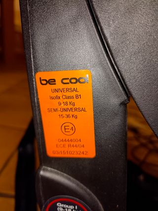 Silla coche Grupo 1-3 con isofix