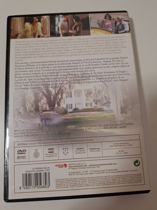 Película La pérdida de un diamante lágrima