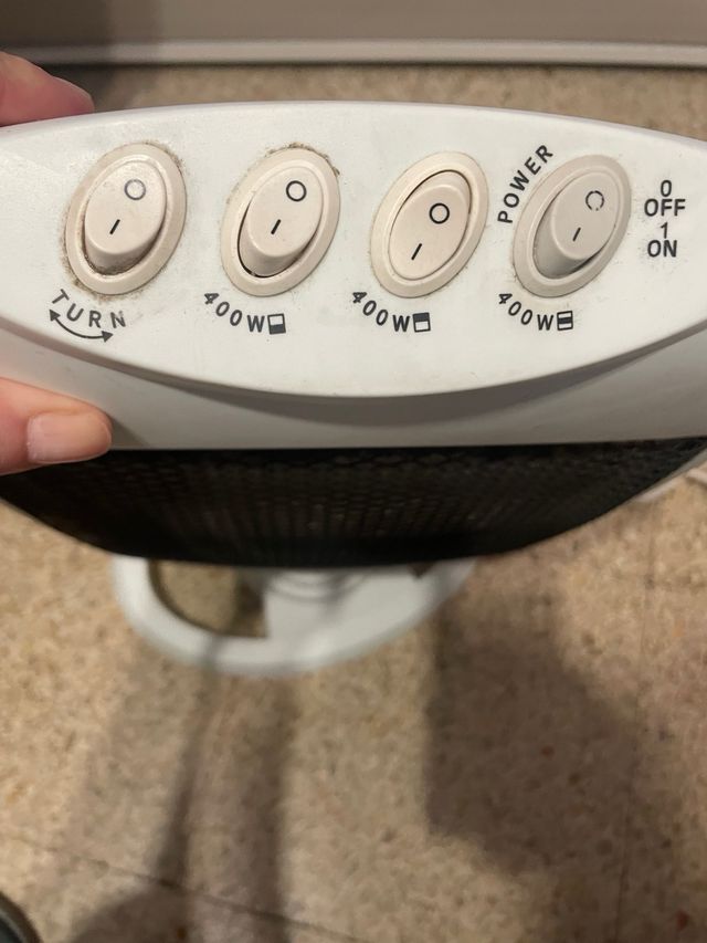 Estufa calefactor rotatorio