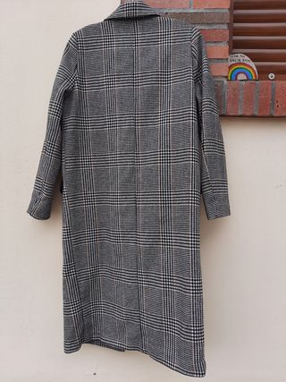 Abrigo cuadros H&M 36-S