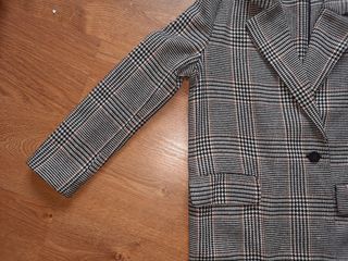 Abrigo cuadros H&M 36-S