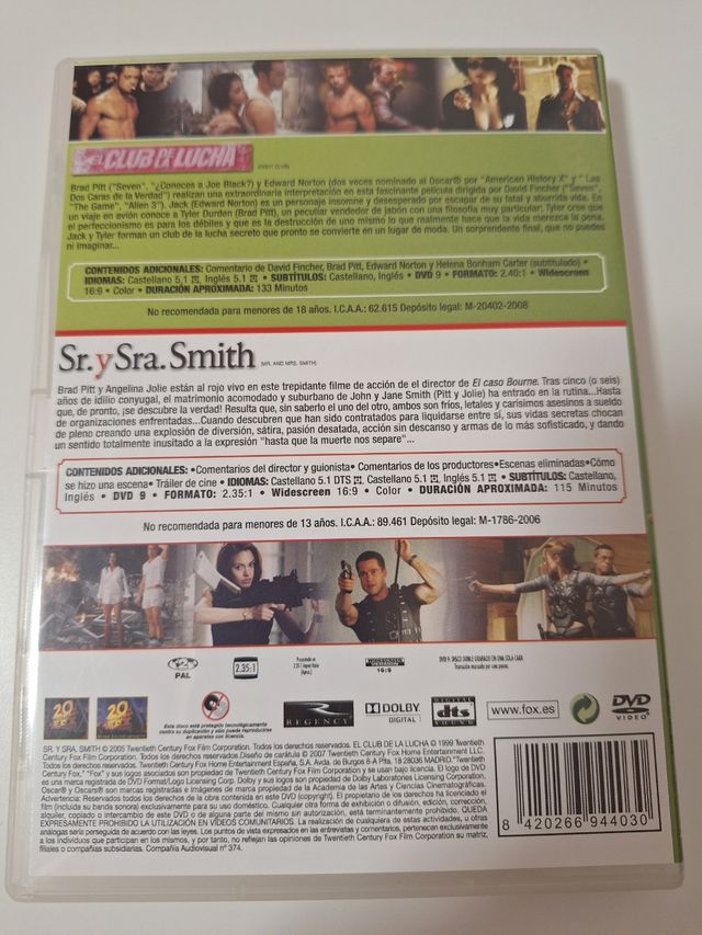 Sr y Sra Smith y El club de la lucha