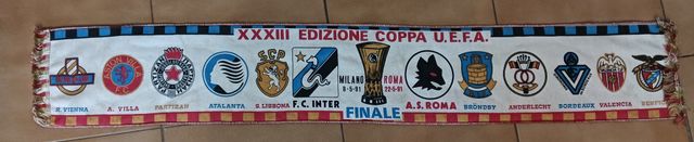 Inter -Sciarpa finale coppa UEFA 1991 inter-Roma