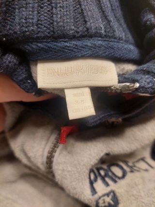 Maglione bambino con zip e cappuccio 104