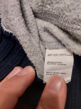 Maglione bambino con zip e cappuccio 104