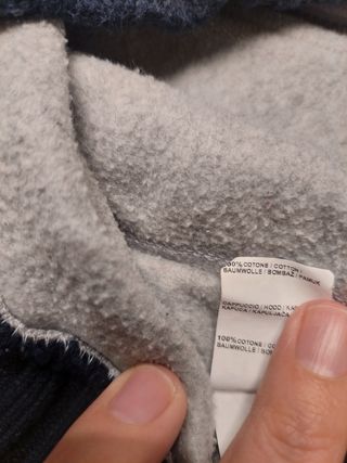 Maglione bambino con zip e cappuccio 104