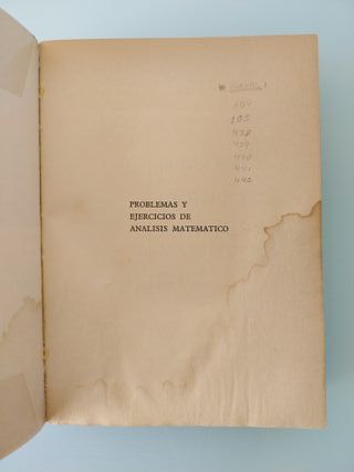 Problemas y ejercicios de análisis matematico