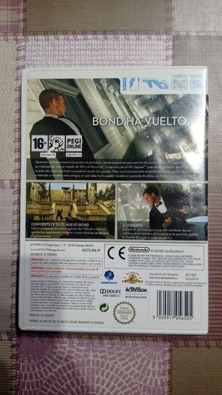 🇪🇦OFERTA.Juego wii 007 Quantum Of Solace+pistola