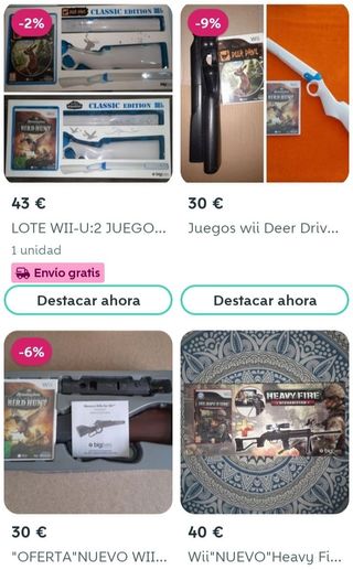 Juego wii-U Medal Of Honor Heroes 2+2 Pistolas 
