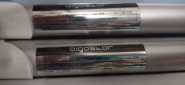 tubos florescentes de led