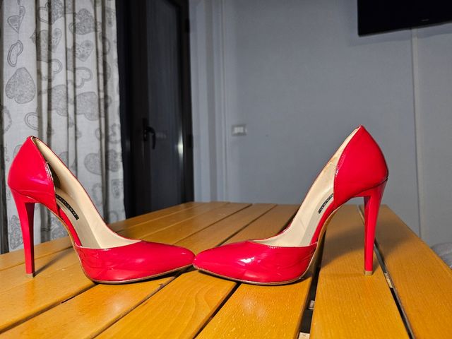 Décolleté ALBANO vernice rossa N°37