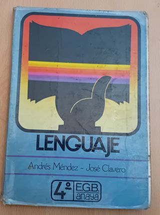Libro 4 EGB. Lenguaje. Anaya.
