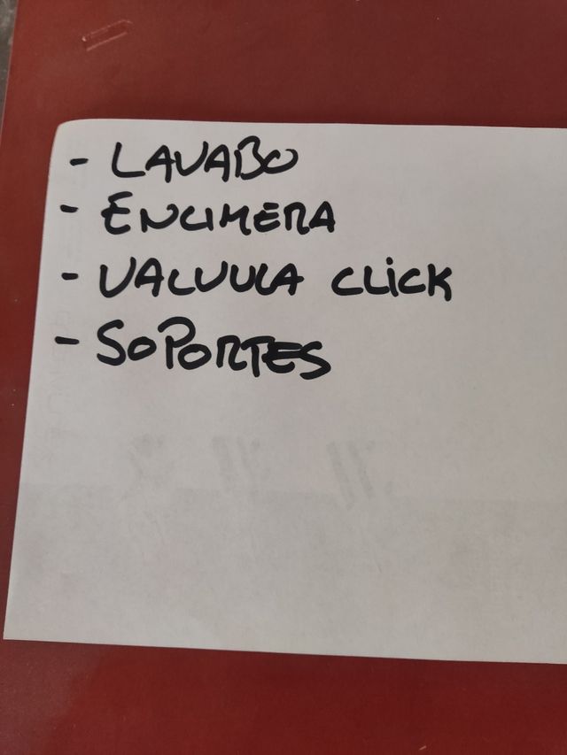 Mueble baño diseño resto stock