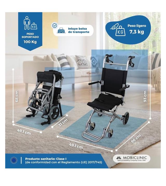 Silla de ruedas de transito