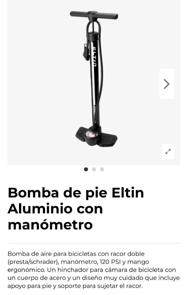 Bomba de pie Eltin 8 bares