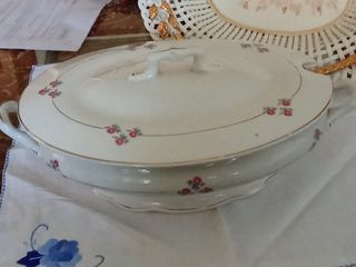 Frutero porcelana y sopera