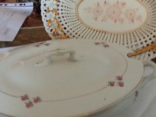 Frutero porcelana y sopera