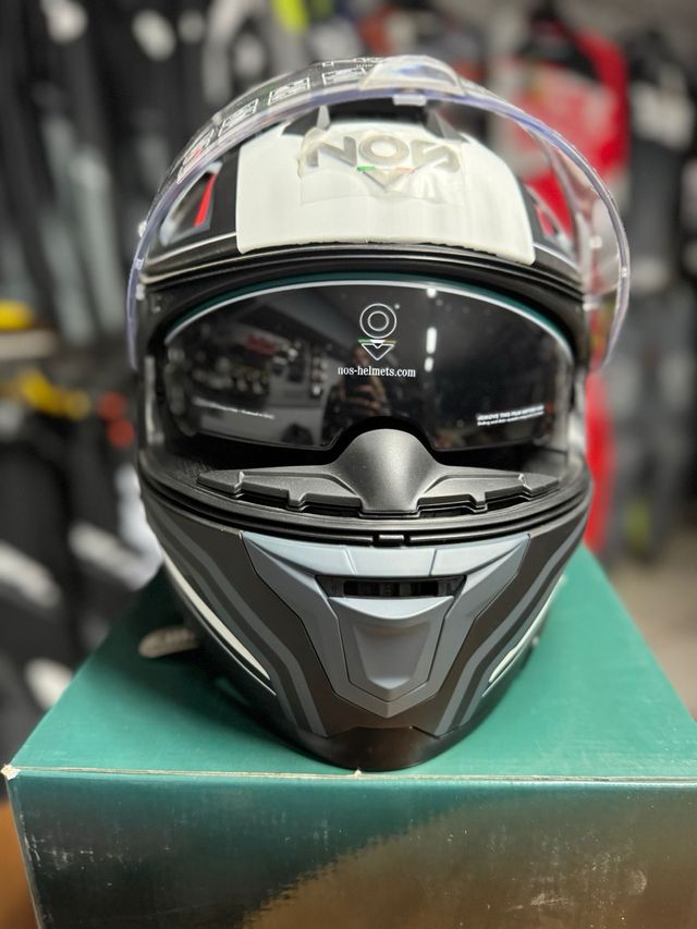 casco integrale NOS NS10 FASTBACK ITALIA MATT