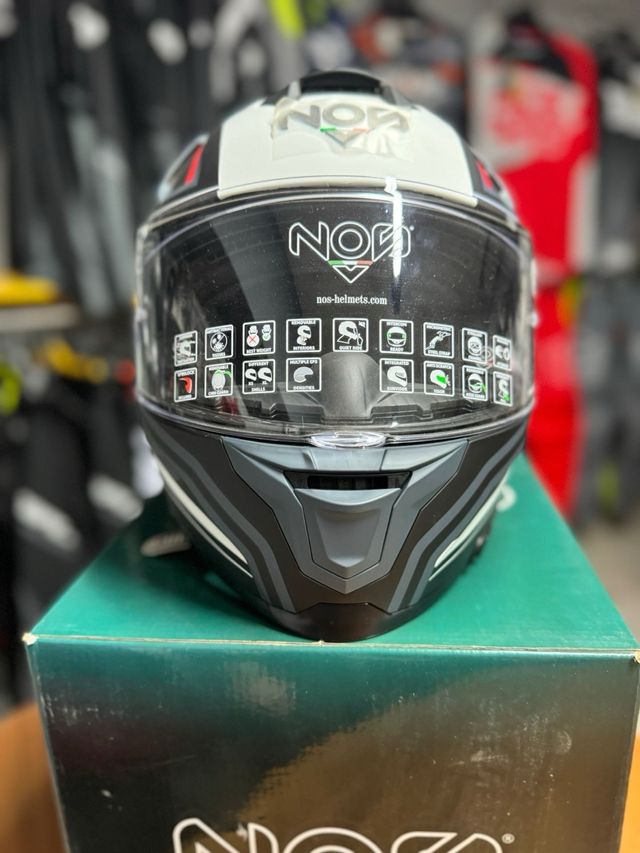 casco integrale NOS NS10 FASTBACK ITALIA MATT