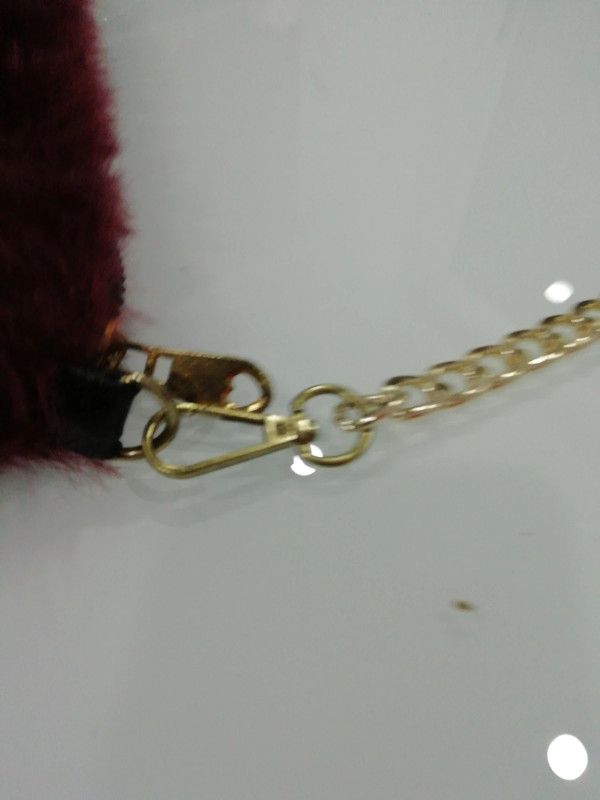 bolso de fiesta burdeos