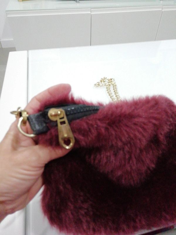 bolso de fiesta burdeos