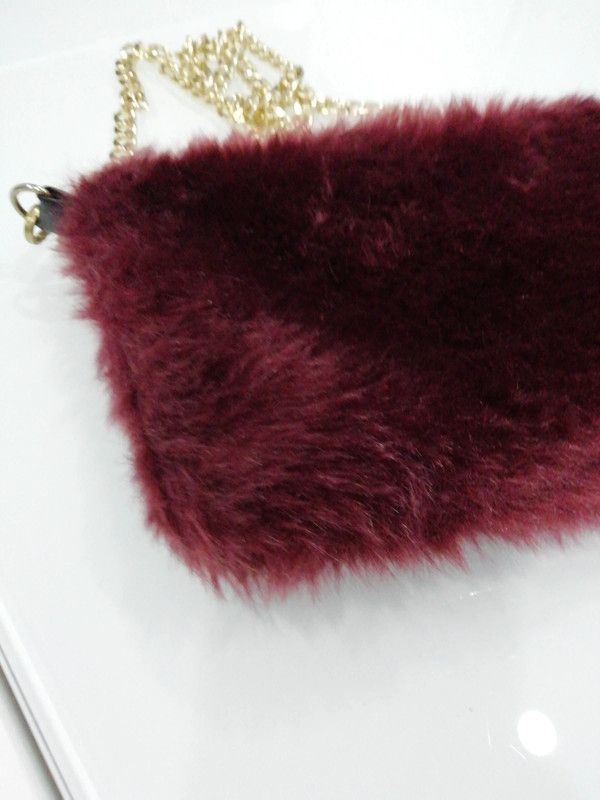 bolso de fiesta burdeos