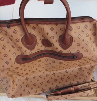 Bolsa de viaje marrón