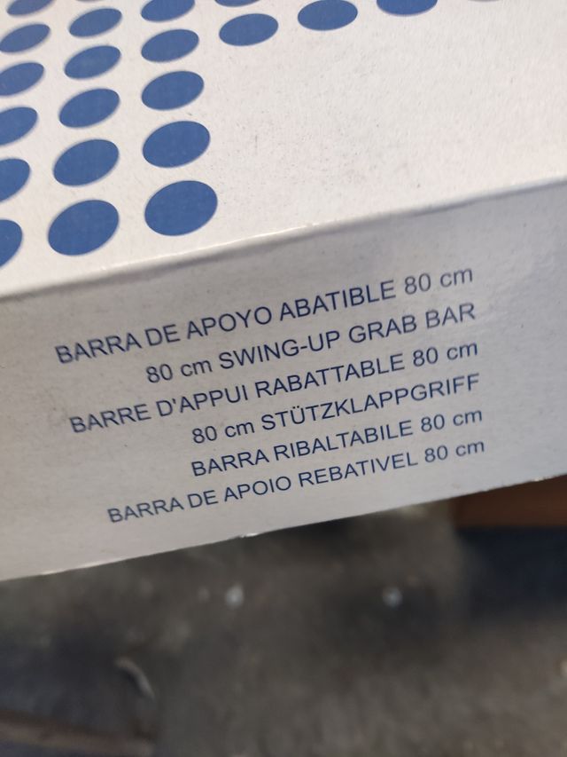 Barra abatible Nofer Inox