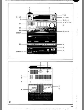 Equipo de música Philips FW20