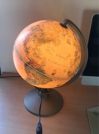 Bola del mundo con luz Nova Rico Antiguo