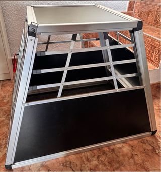 Jaula transportin aluminio perro