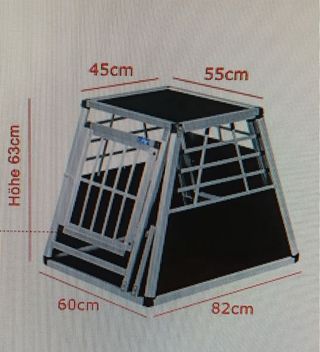 Jaula transportin aluminio perro