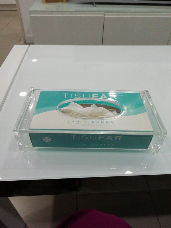 caja metraquilato para pañuelos