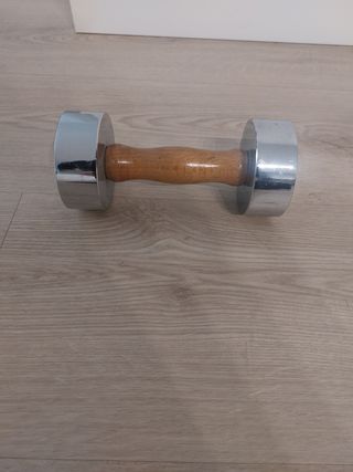 Mancuerna / pesa vintage de 2 kg