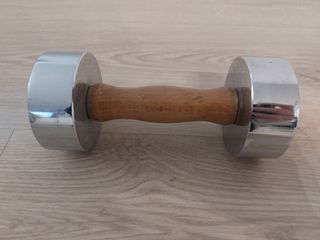 Mancuerna / pesa vintage de 2 kg