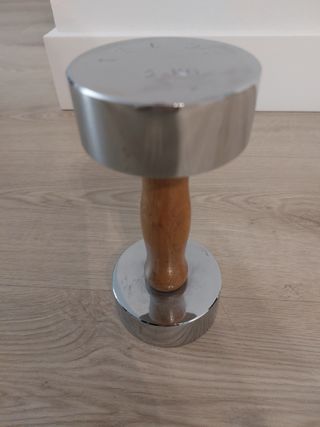 Mancuerna / pesa vintage de 2 kg