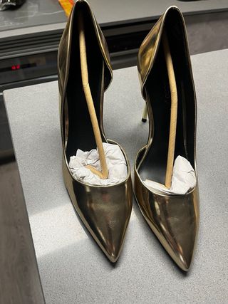 Se venden zapatos dorados de boda/fiesta