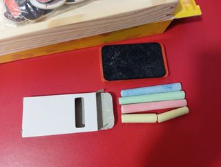 Pizarra doble granja escuela