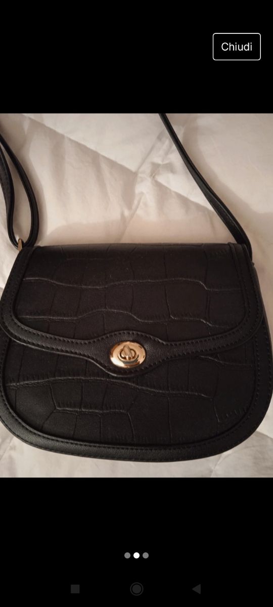 Borsetta nera tracolla