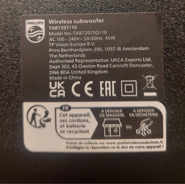 Altavoz televisón PHILIPS Dolby Audio