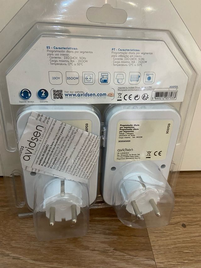 Plugue com programador diário