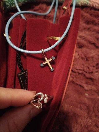 Lote regalo colgante y anillo