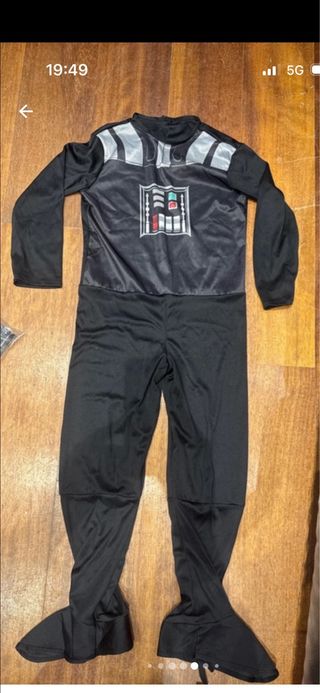 Darth Vader disfraz talla 5/7 años