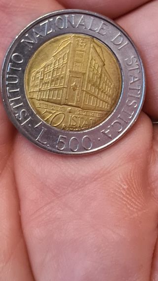 500 lire Istituito di statistica 
