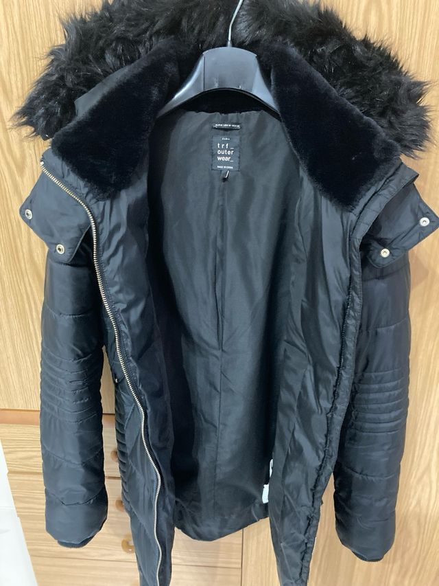 Piumino semilungo donna con cappuccio Zara